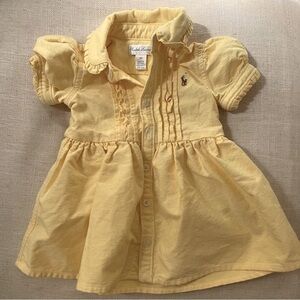 Ralph Lauren Baby Girl Dress 3M in Yellow